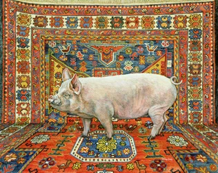 Singleton-Teppichschwein