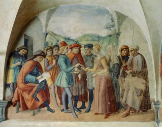 Die Mitgift der Braut, ca. 1450-1500