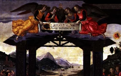 Die Anbetung der Könige, 1488 (Detail)