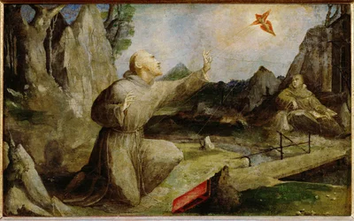 Der heilige Franz von Assisi empfängt die Stigmata