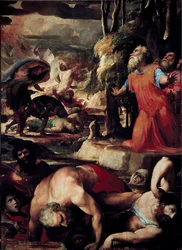 Die Bestrafung von Korach, Dathan und Abiram