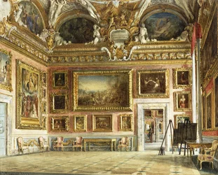 Interieurs des Palazzo Pitti, Florenz: Die Sala dell