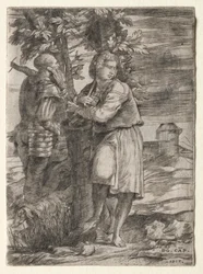 Hirte und alter Krieger, 1517