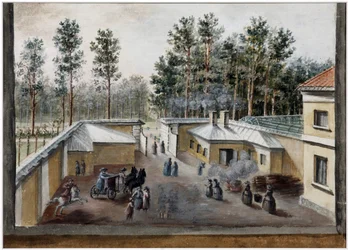 Das Krankenhaus von St. Maria Magdalena in Pawlowsk, ca. 1783