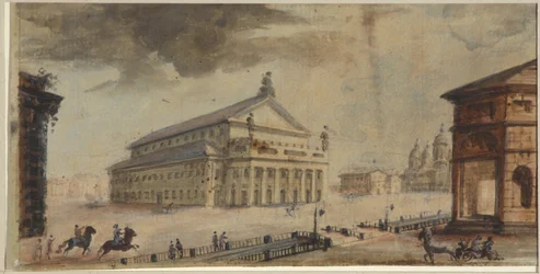 Das Kaiserliche Bolschoi-Kamenny-Theater in Sankt Petersburg