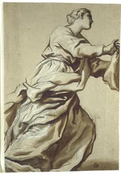 Studie für Detail: Heilige Veronika