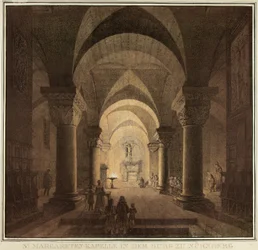 Kapelle der Heiligen Margarete in der Stadt Nürnberg, aus der Sammlung denkwürdiger mittelalterlicher Gebäude in Deutschland