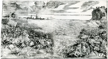 Zerstörung des Heeres des Pharao im Roten Meer