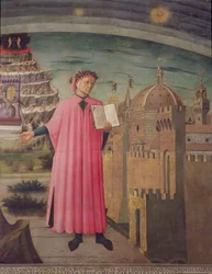 Dante liest aus der Göttlichen Komödie (Detail)