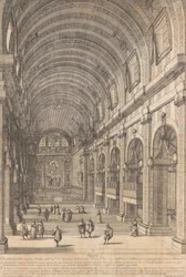 Dekoration bestellt von Kardinal de Retz in der Kirche von San Luigi, Rom