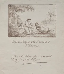 Heilige Familie auf der Flucht nach Ägypten, 1809