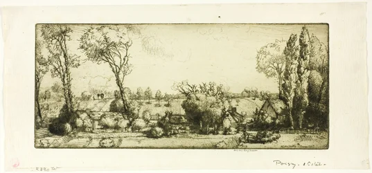 Landschaft, Poigny