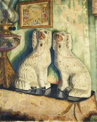 Staffordshire-Hunde, ca. 1928