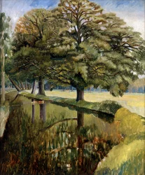 Der Fluss Pang oberhalb von Tidmarsh