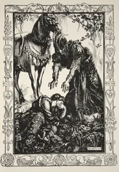 Palamides erschien vor ihr, Illustration aus 