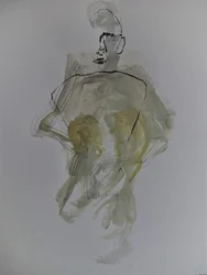 Abstrakte nackte Figur