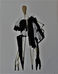 Elegante Modefigur