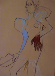 Stilisierte Modefigur