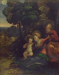 Ruhe während der Flucht nach Ägypten, ca. 1510-12
