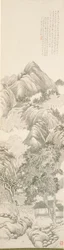 Der lila Plantain-Rückzug nach Tang Yin
