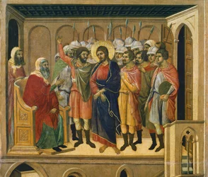 Christus vor dem Hohenpriester (Detail)
