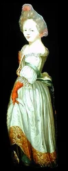 Dummy-Board-Figur einer Frau