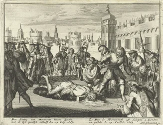 Hinrichtung des Herzogs von Monmouth, 15. Juli 1685