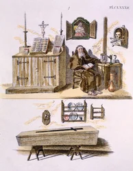 Illustration aus dem Magazin der Gartenschätze von G. van Laar, veröffentlicht 1802