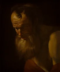 Porträt eines Heiligen (Fragment)