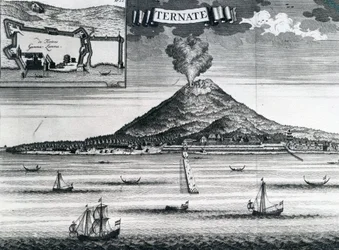 Ternate-Insel, um 1748