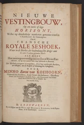Titelseite von Nieuwe Vestingbouw