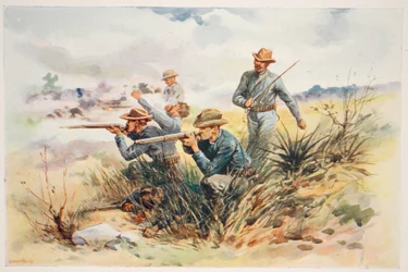 Die Marines in Guantanamo, Illustration aus 