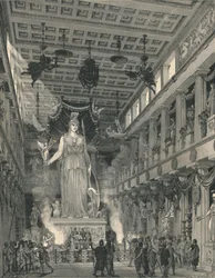 Der Tempel der Athene Parthenos, restauriert