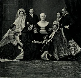 Eine königliche Familiengruppe, 10. März 1863, ca. 1897