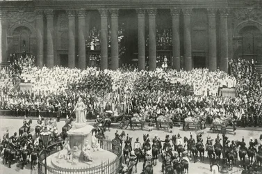 Die Zeremonie in St. Pauls, London, 1897