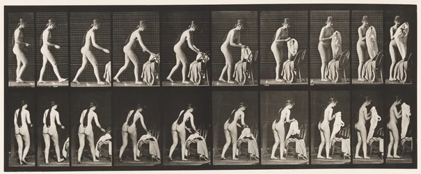 Tafel 415. Toilette, sich anziehen vorbereiten