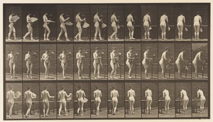 Tafel 441. Vase tragen und auf den Tisch stellen
