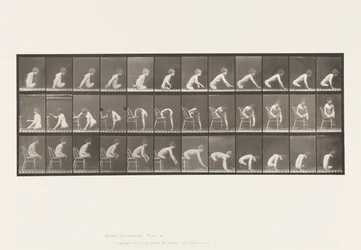 Platte 538. Doppelte Amputation der Oberschenkel; Junge; A, Vorwärtsbewegung