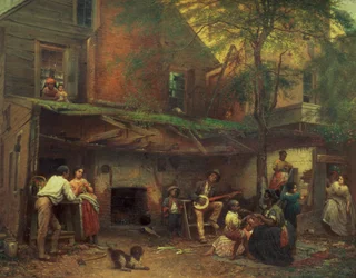 Altes Heim in Kentucky - Leben im Süden, 1859