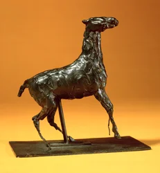 Karriolierendes Pferd (Bronze)