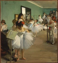 Die Tanzstunde. 1874