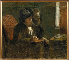 Doppelporträt von Marcellin Desboutin und Ludovic Lepic