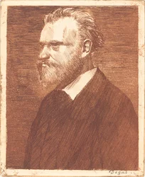 Edouard Manet, Brustbild Manet en buste, 1864-1865
