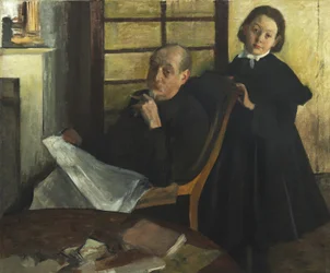 Henri Degas und seine Nichte Lucie Degas
