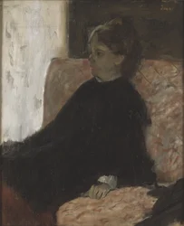Dame in Schwarz