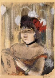 Mademoiselle Dumay, Sängerin, um 1879