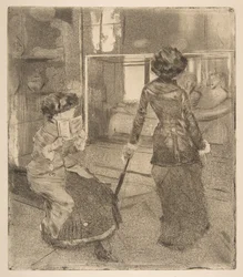 Mary Cassatt im Louvre: Die etruskische Galerie