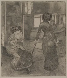 Mary Cassatt im Louvre: Die etruskische Galerie