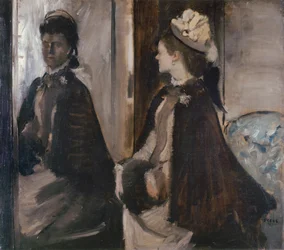Frau Jeantaud im Spiegel, um 1875