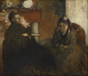 Porträt von Mme. Lisle und Mme. Loubens, 1866-70